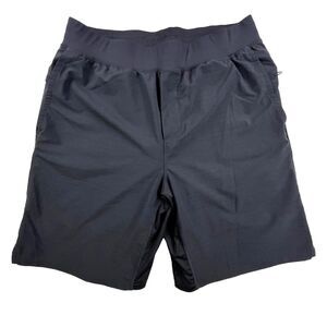 Fabletics Lined Athletic Shorts Navy Blue Men’s Size 32x9 Stretch Gym Workout